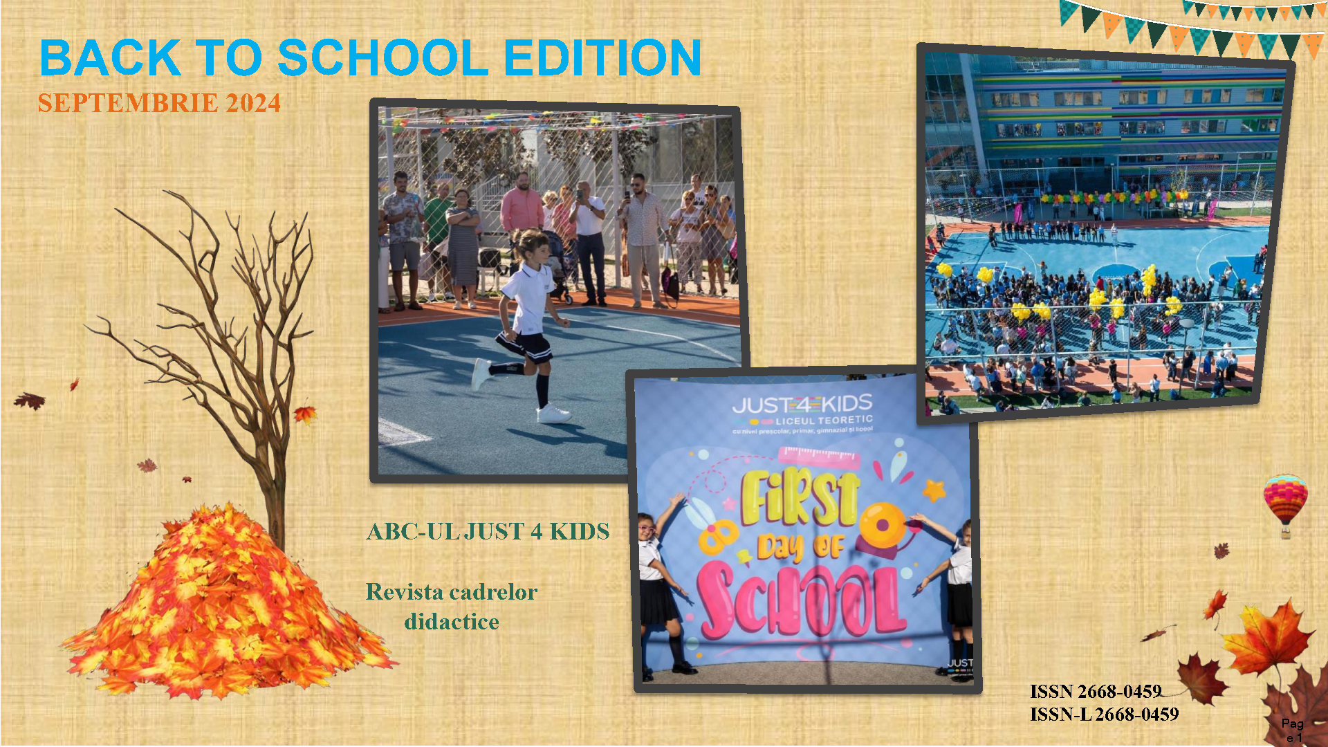 BACK TO SCHOOL EDITION septembrie 2024